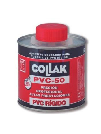 LATA PEGAMENTO PVC-50  500ML ROJO LENTO