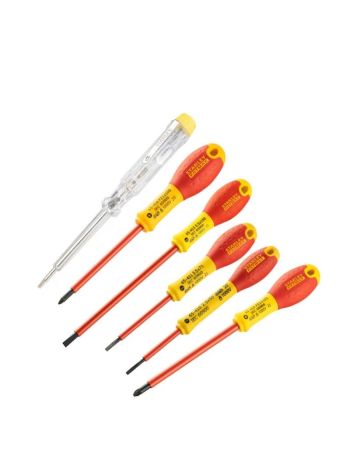 STANLEY DESTORNILLADOR ELECTRICISTA (6 PIEZAS) 