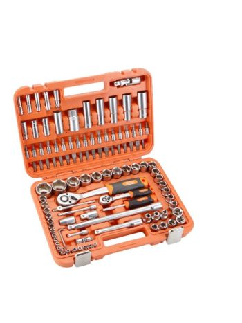 JUEGO VASOS 1/2" Y 1/4" 110 PZAS ALYCO ORANGE