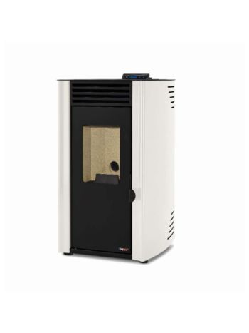 ESTUFA DE PELLET SALAMANDRA FIRST 8KW BLANCO